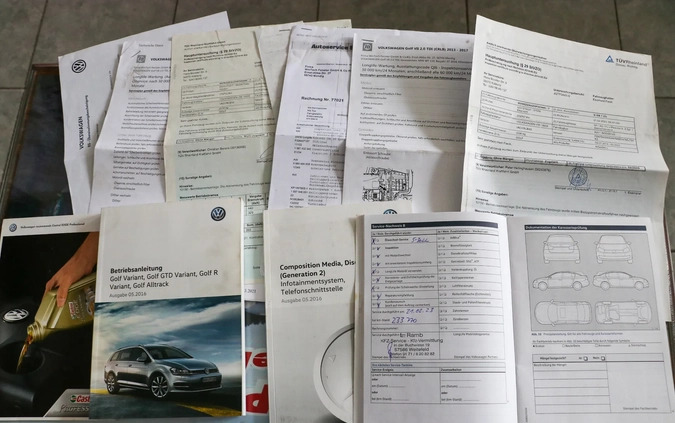 Volkswagen Golf cena 48900 przebieg: 247593, rok produkcji 2016 z Kostrzyn nad Odrą małe 781